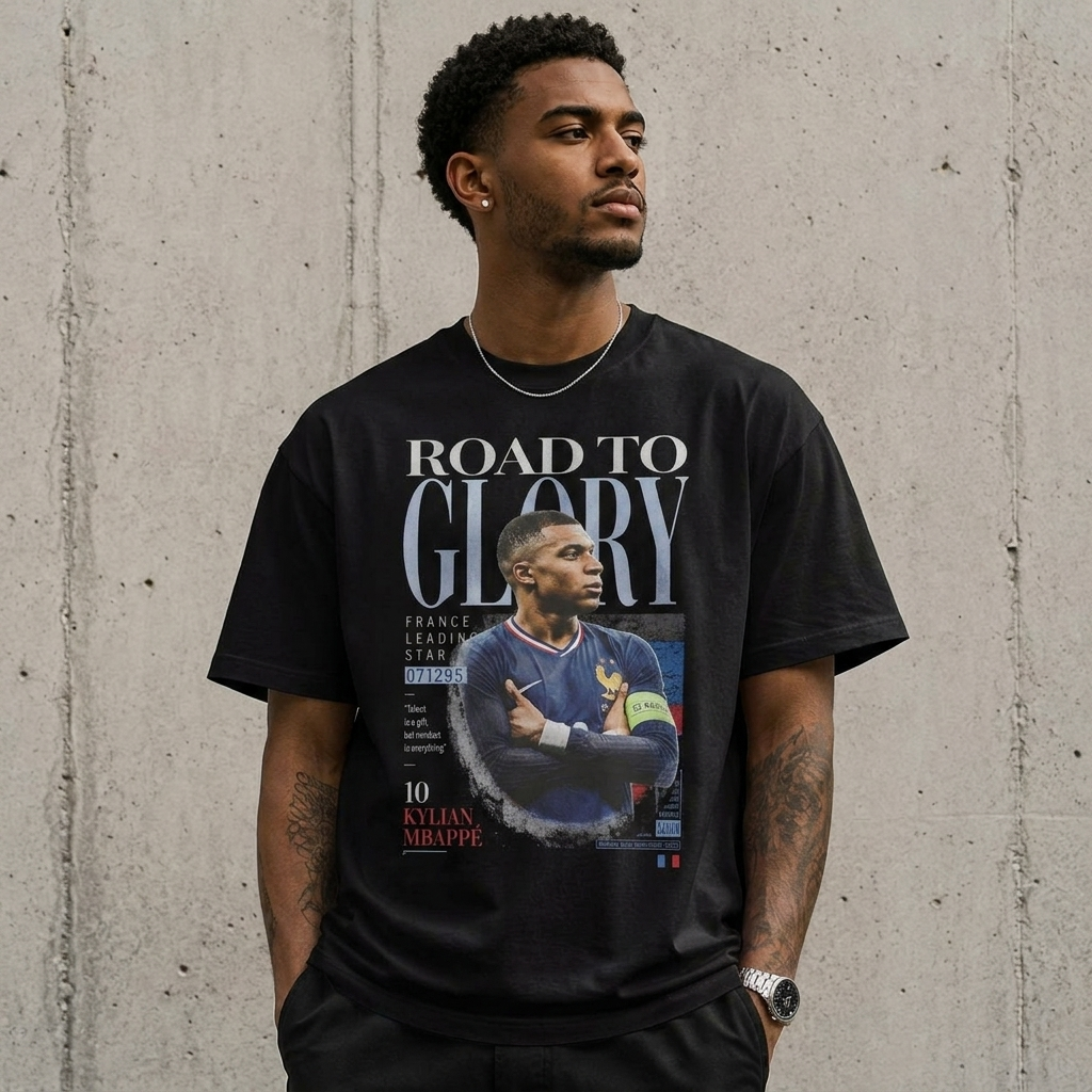 Kylian Mbappé Unisex T-Shirt – Limited-Time Offer – Hot Seller