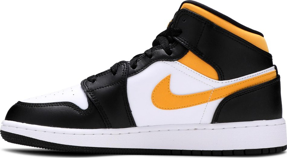 Air Jordan 1 Mid GS Black University Gold 554725-177