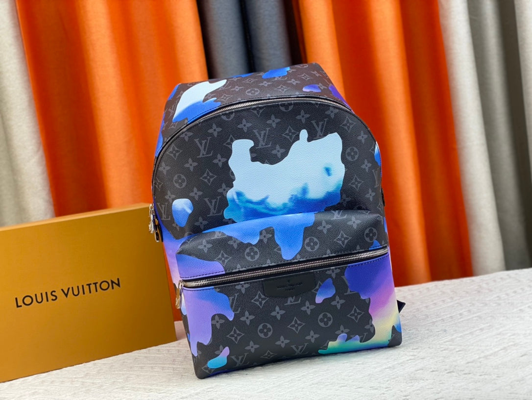Louis Vuitton Discovery Backpack Green And Black 40Cm M21429