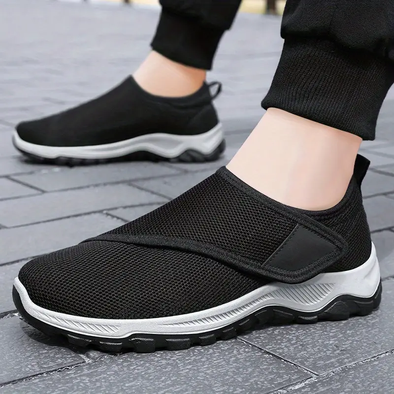Orthopedic Extra Wide Walking Shoes Comfortable Adjustable Arch Support Casual