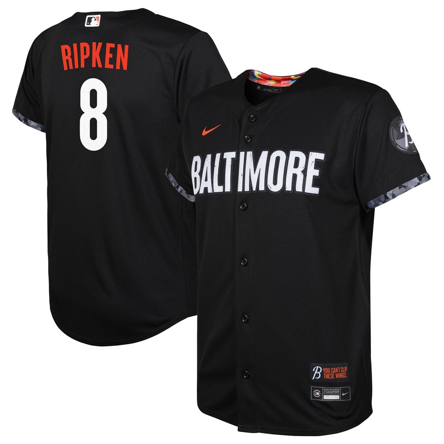 Cal Ripken Baltimore Orioles Toddler City Connect Player Jersey Black