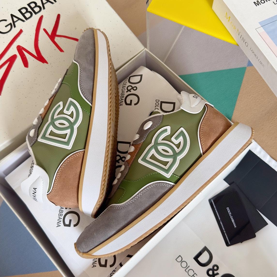 DOLCE & GABBANA Mixed-material DG CUSHION sneakers