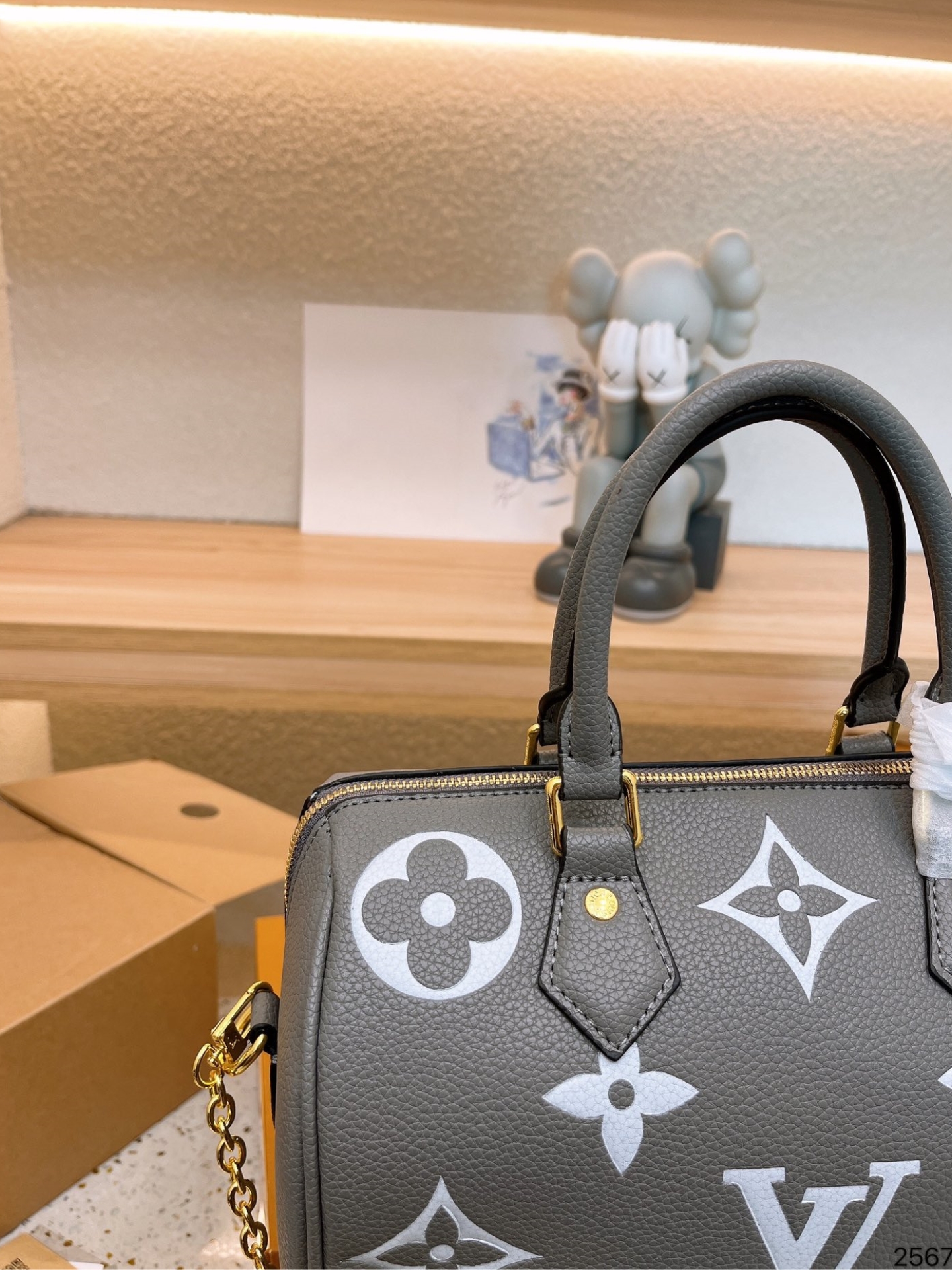 Louis Vuitton Speedy Bandouli Re 20 Monogram Empreinte Leather 20Cm M46575