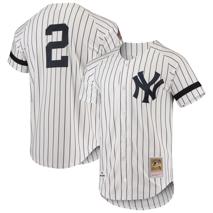 New York Yankees Mitchell&Ness Cooperstown Collection 1996 Home Jersey White