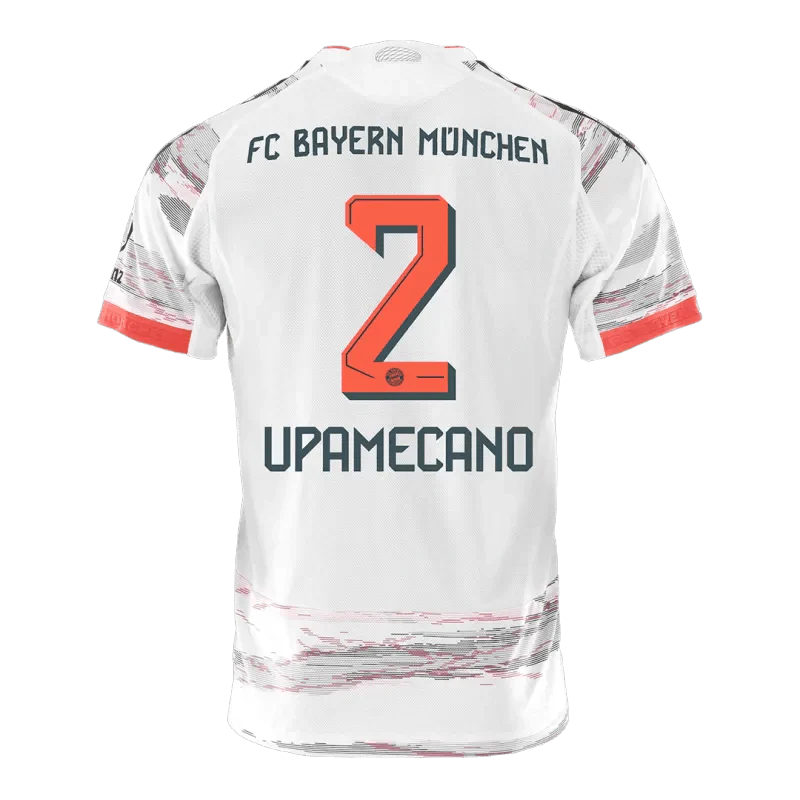 UPAMECANO #2 Bayern Munich Away Player Version Soccer Jersey 2025/26