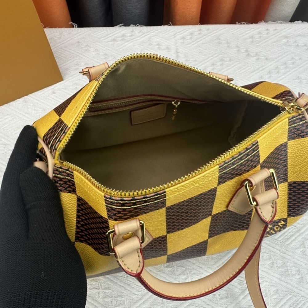 Louis Vuitton Speedy Bandoulière 25 Damier Pop Yellow 25Cm N40584