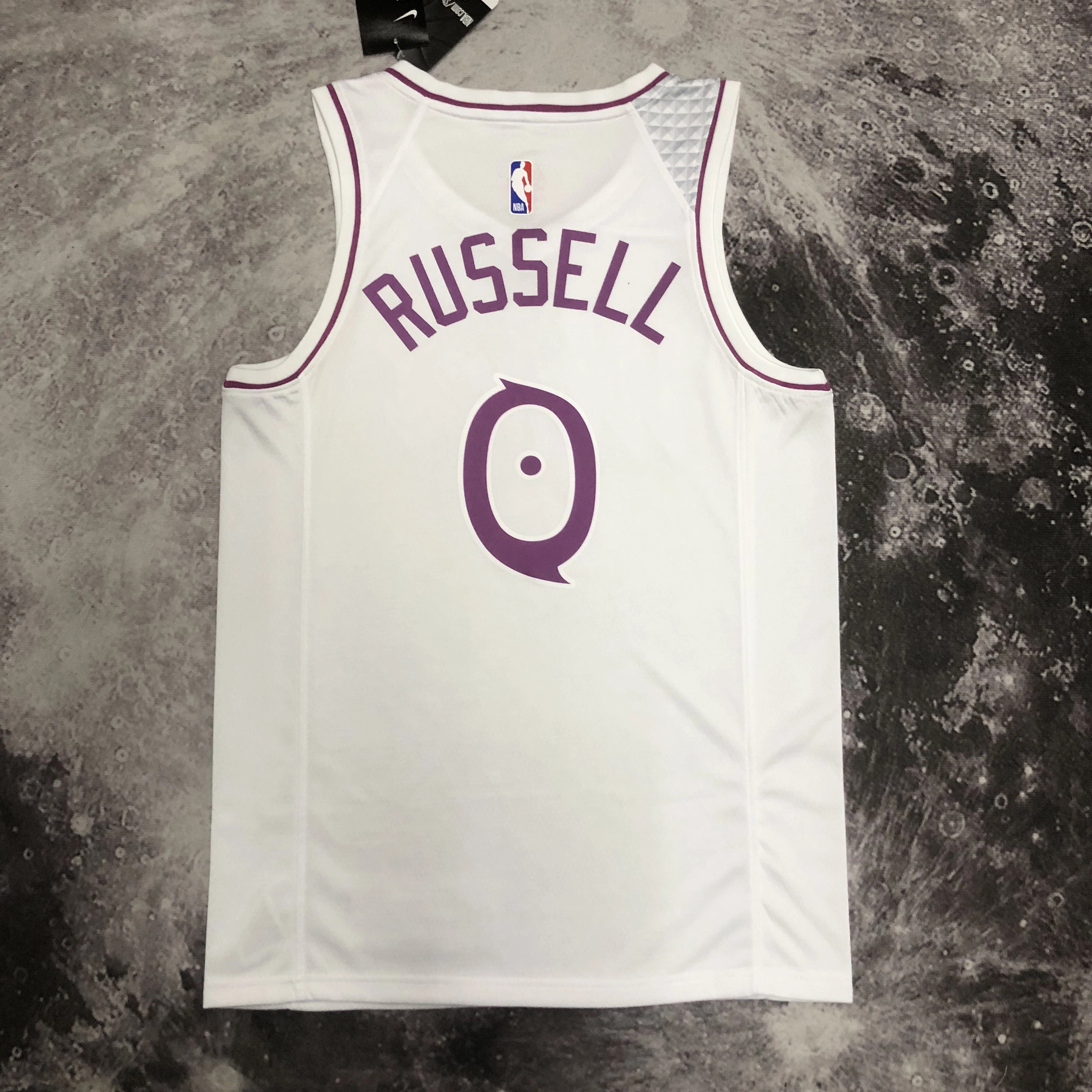 NBA Minnesota Timberwolves 0 Russell Basketball Jersey