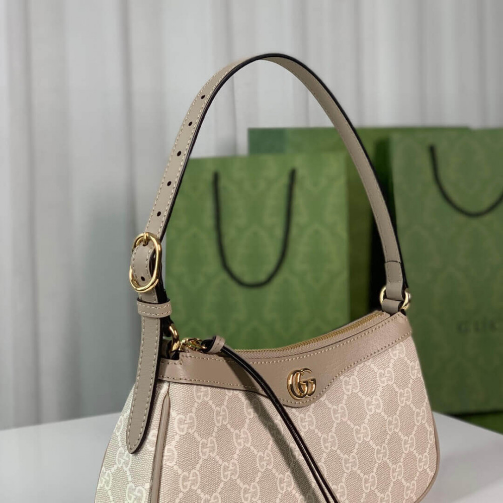 Gucci Ophidia GG Small Handbag Beige/Ebony 25cm/9.8in