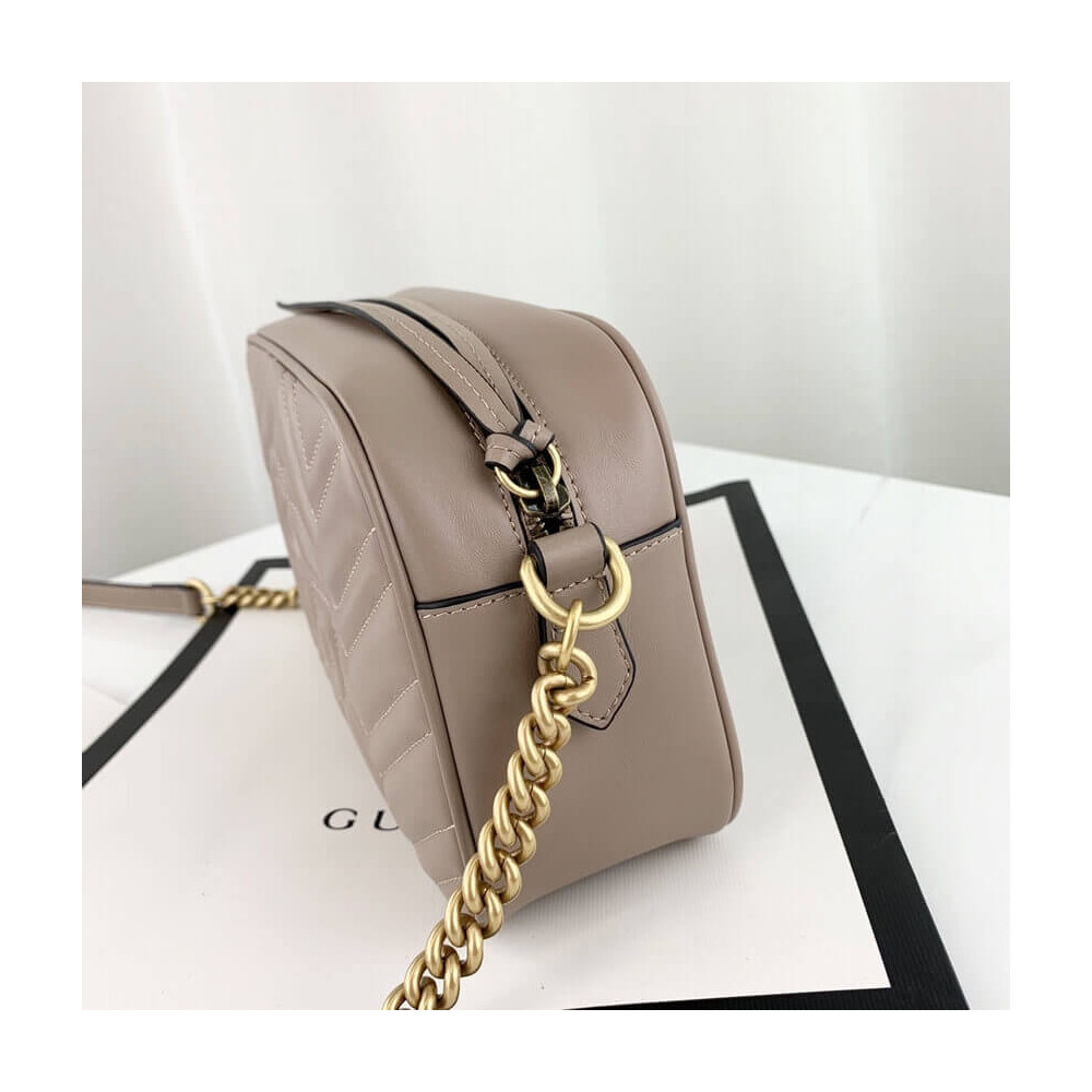 Gucci GG Marmont Small Shoulder Bag Dusty Pink