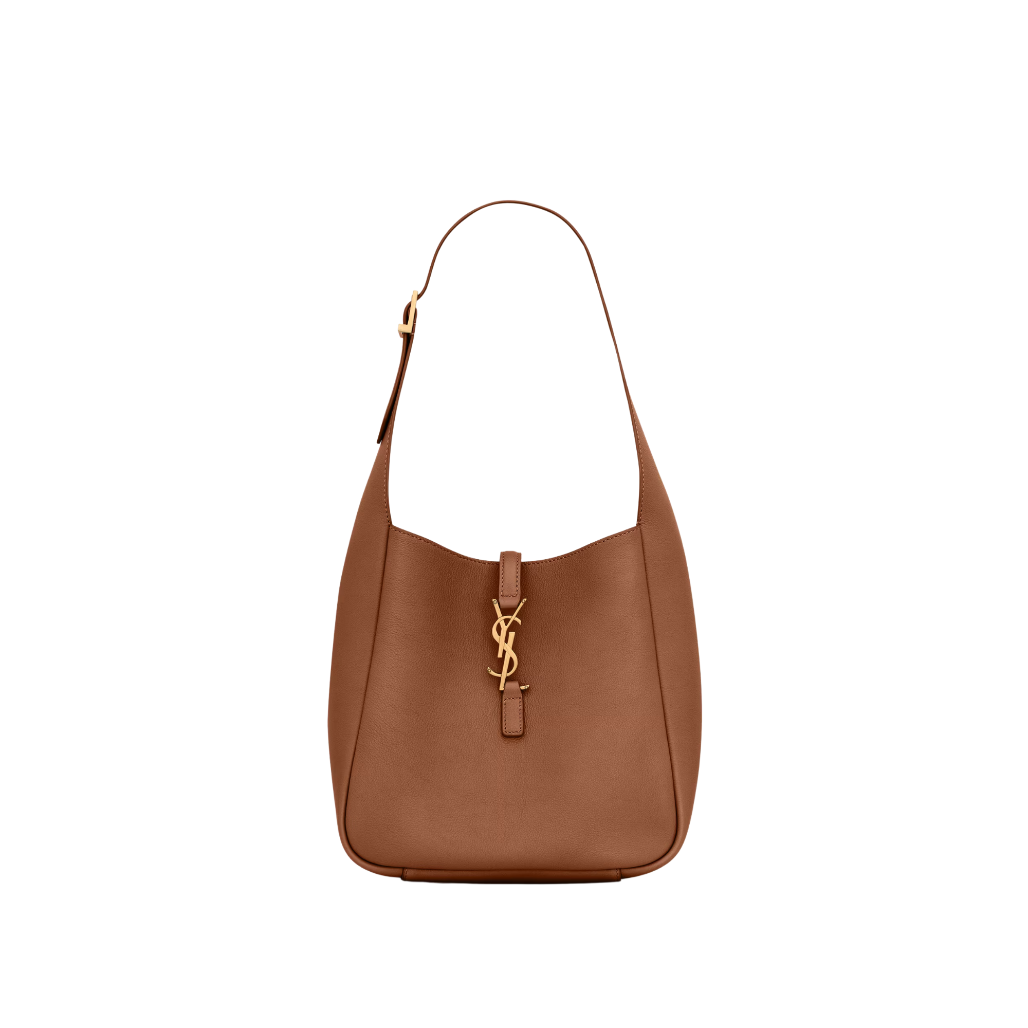 Saint Laurent Grained Leather Fox Bag 23cm