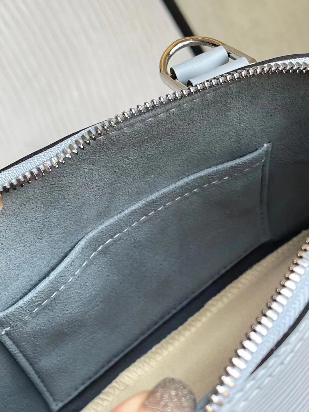 Louis Vuitton Alma Bb 23Cm Blue Bag
