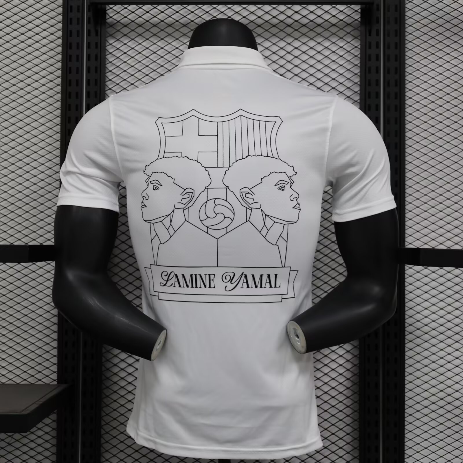 2024/2025 Player Version Barcelona White LAMINE YAMAL Commemorative 304 Football Shirt 1:1 Thai Quality
