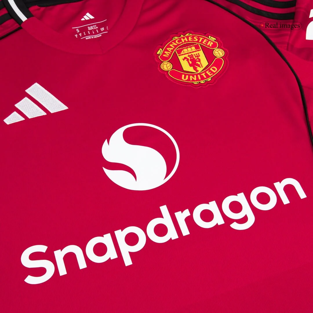 Cunha #10 Manchester United Home Soccer Jersey 2025/26