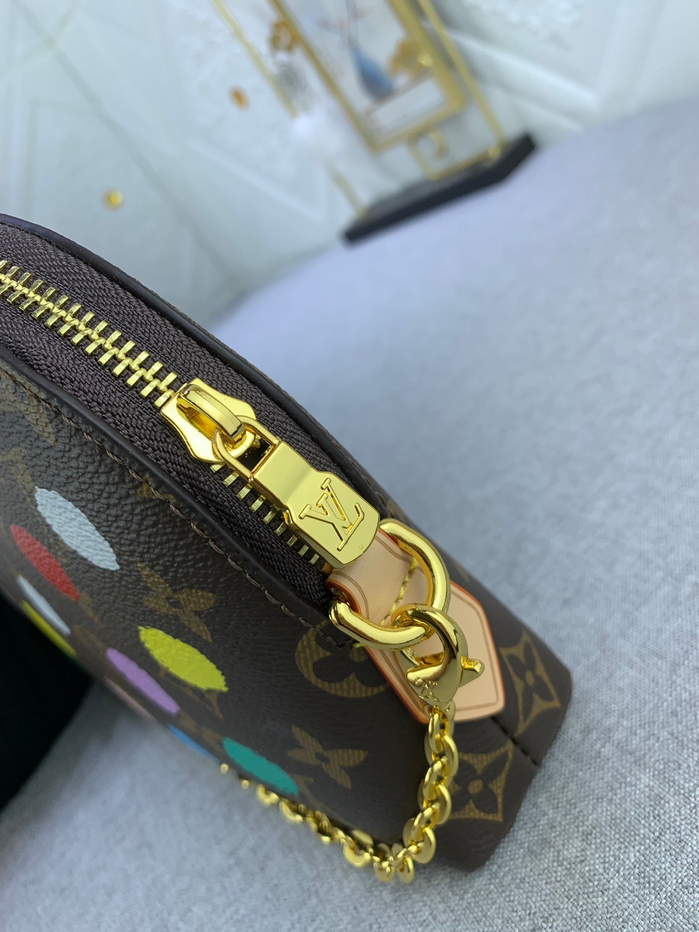 Louis Vuitton X Yk Cosmetic Pouch Monogram Coated Canvas 21.5Cm M81895