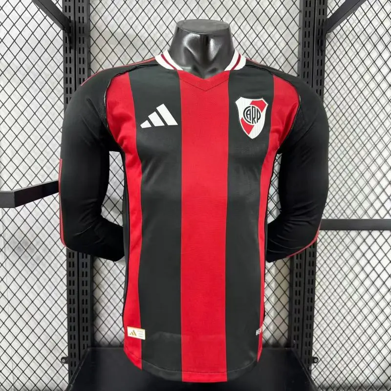 Player 2025-26 River Plate Home Long Sleev Football jersey