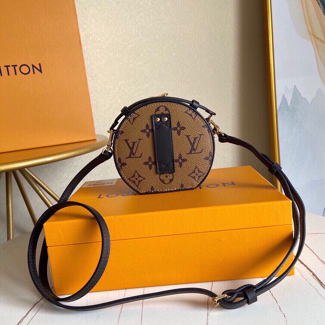 Louis Vuitton Mini Boite Chapeau Monogram Reverse – Women – Small Leather Goods 13cm