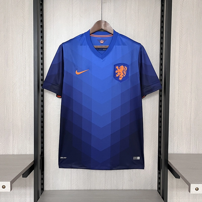 Retro 2014 Netherlands Away football jersey