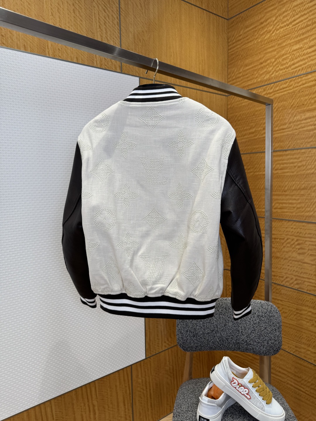 LOUIS VUITTON Embroidered Baseball Jacket