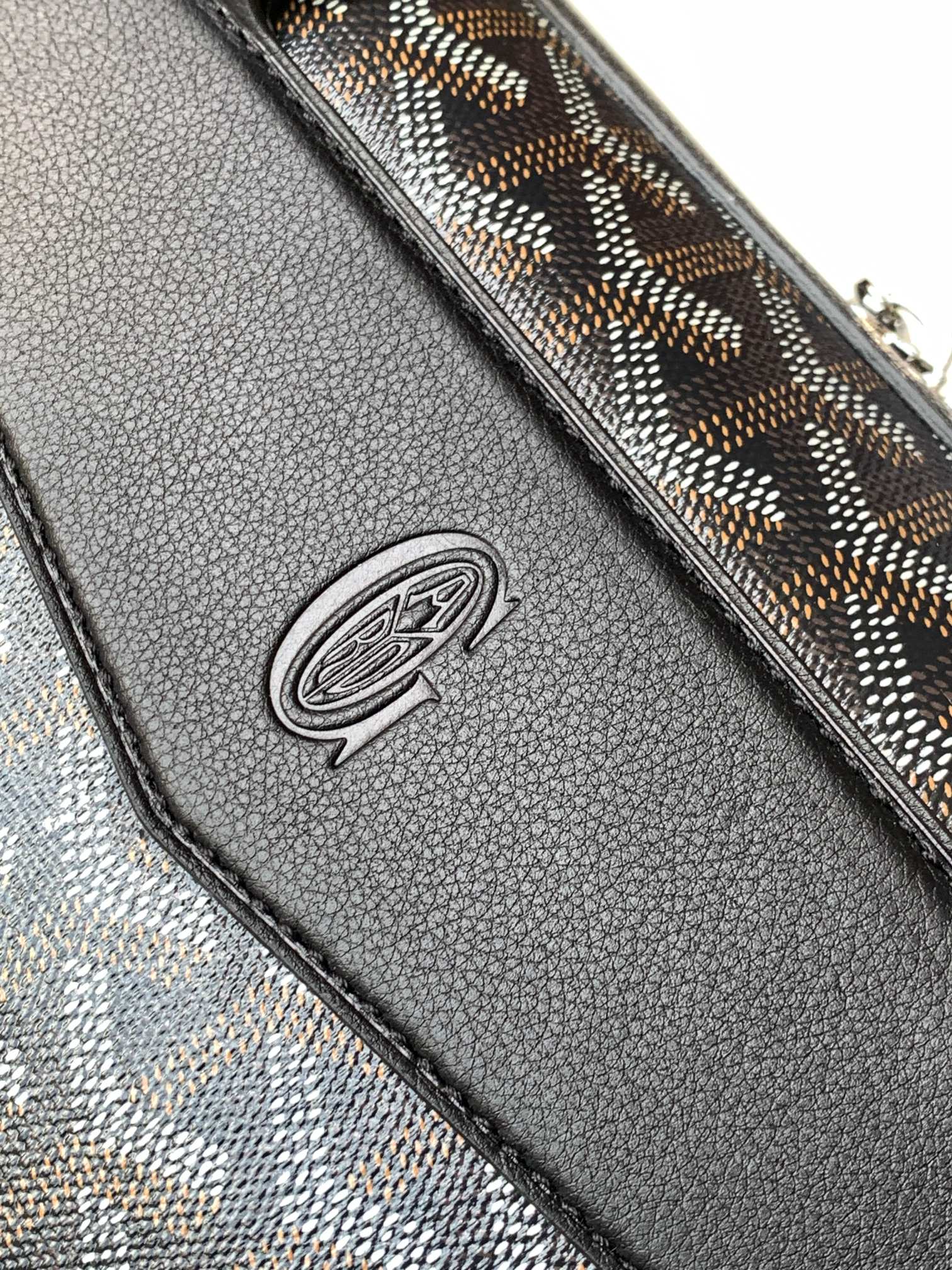 Goyard Cisalpin Document Case 39 Cm Black Goyardine Canvas And Calfskin