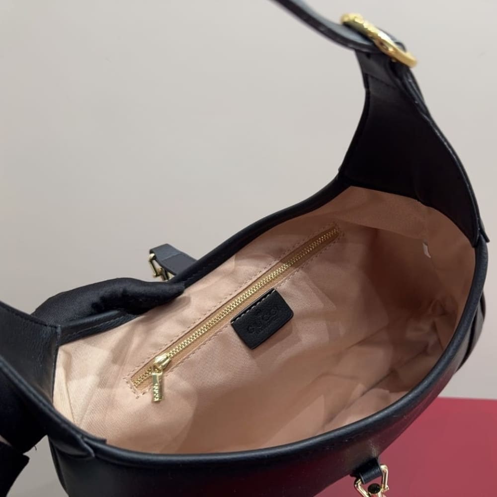 Gucci Jackie 1961 Medium Shoulder Bag Black 31Cm 863136 AAGDJ 1000