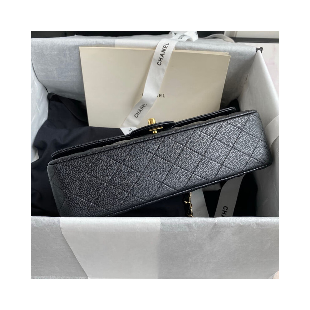 Chanel Caviar Calfskin Medium Classic Double Flap Bag 25.5cm