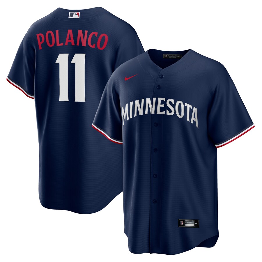 Jorge Polanco Minnesota Twins Alternate Player Jersey Navy