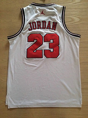 Michael Jordan Chicago Bulls 23 White MN