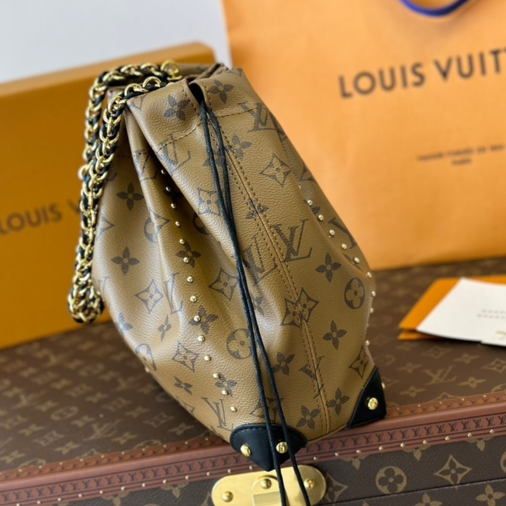 Louis Vuitton Noé Trunk PM Bag Monogram Reverse Brown 20Cm M13324