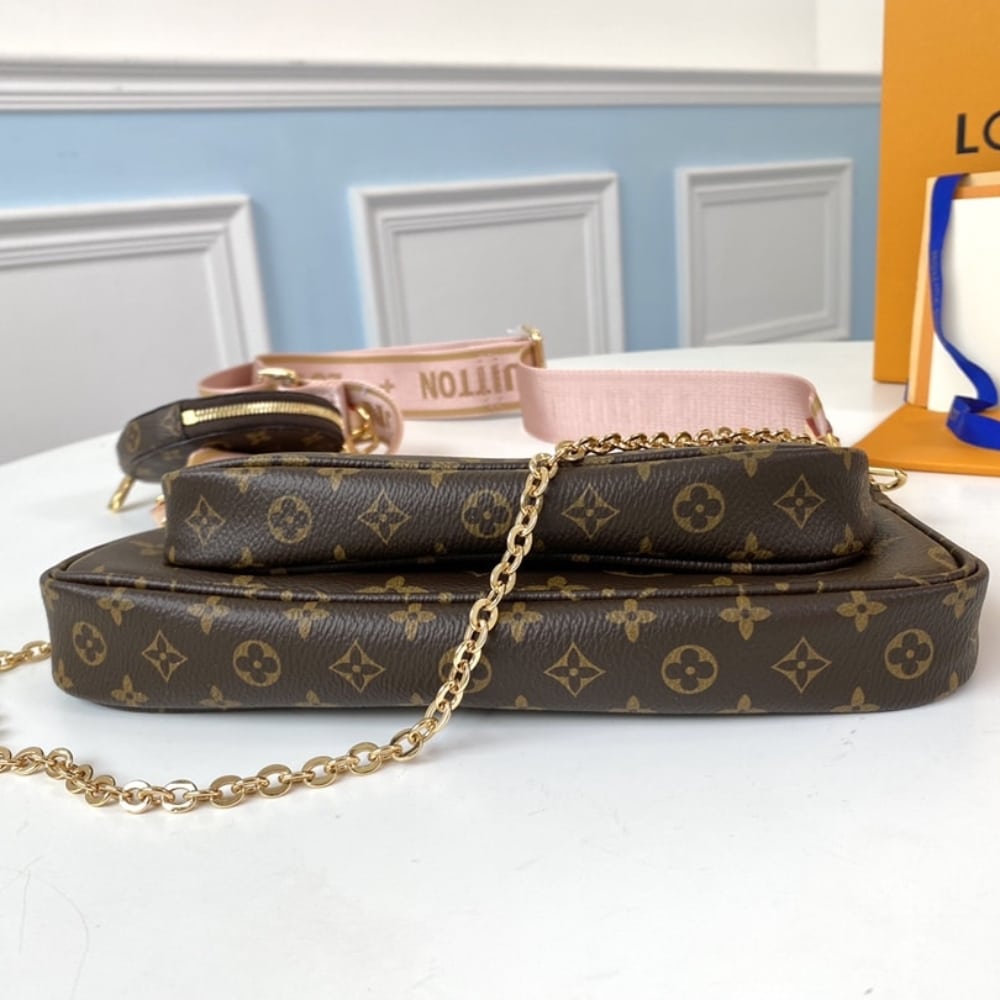 Louis Vuitton Multi Pochette Accessoires Monogram Canvas Rose Clair 24cm M44840