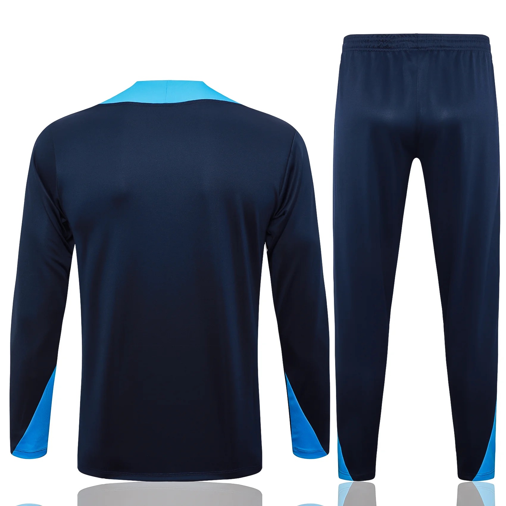Chelsea 2024-25 Blue and Navy Half-zip Training Tracksuit Set