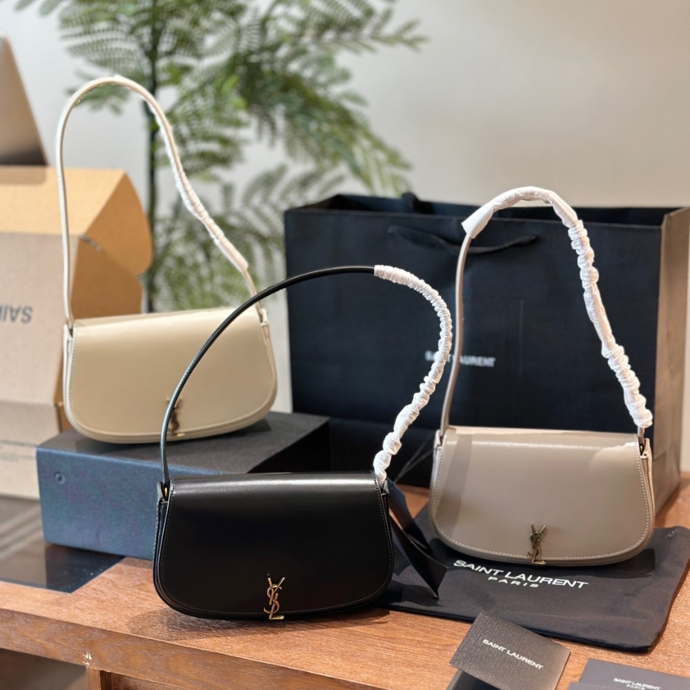Saint Laurent Mini Voltaire In Box White 17Cm