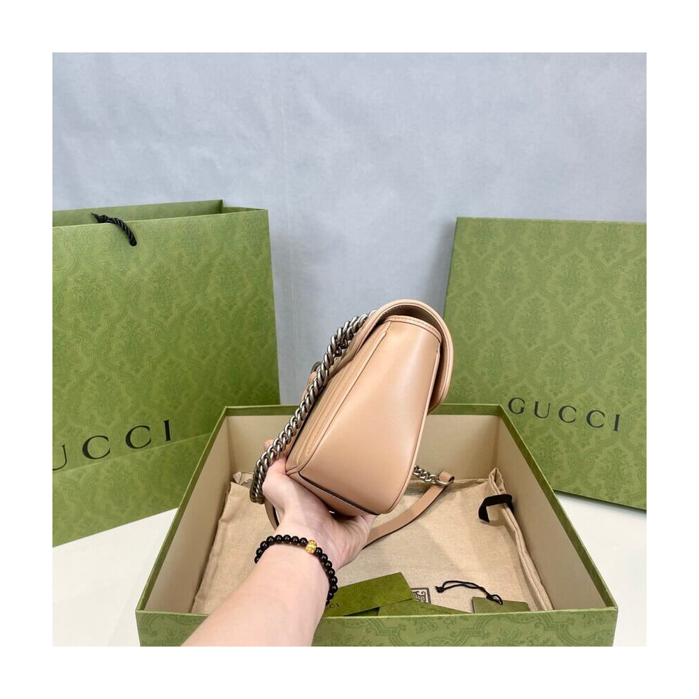 Gucci GG Marmont Small Shoulder Bag Beige