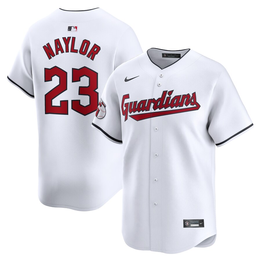 Bo Naylor Cleveland Guardians Home Limited Player Jersey White