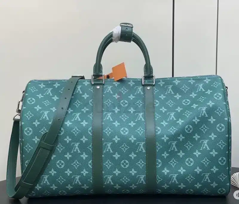 Louis Vuitton Keepall Bandoulière Green 45Cm M46593