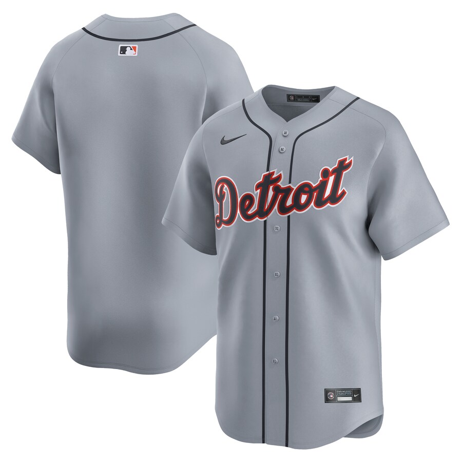 Detroit Tigers Road Limited Jersey  Gray