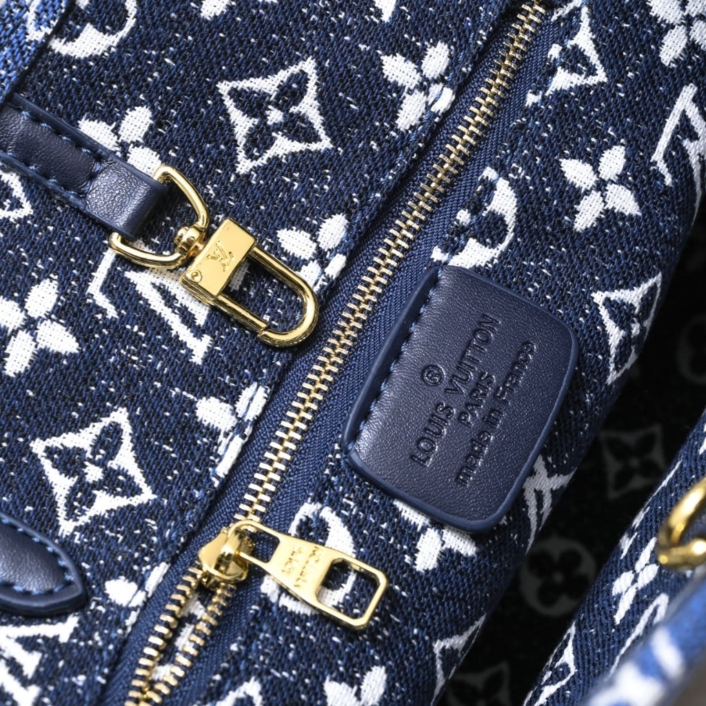 Louis Vuitton Onthego MM Denim Bag 35Cm M59608
