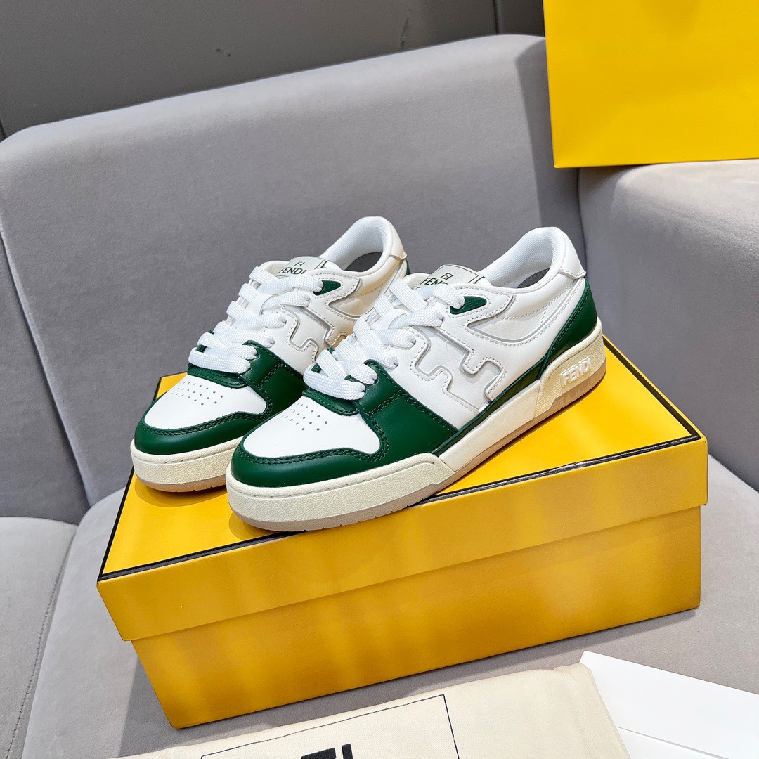FENDI Match Canvas low-top  sneakers