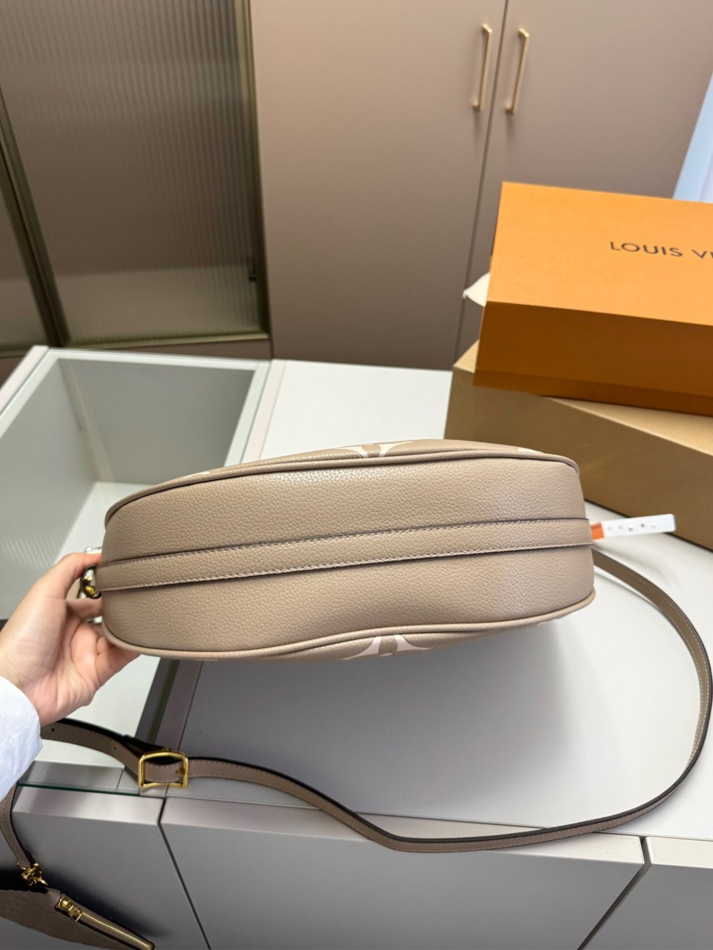 Louis Vuitton Loop Hobo Dove Gray 32Cm M46738