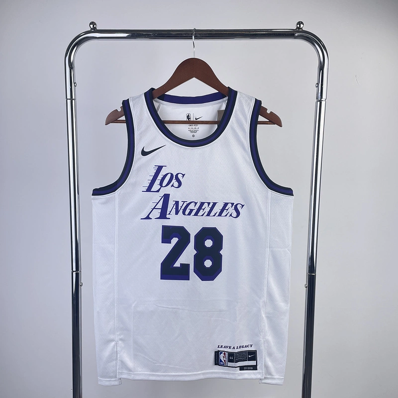 2023 NBA Lakers 28 HACHIMURA Basketball Jersey
