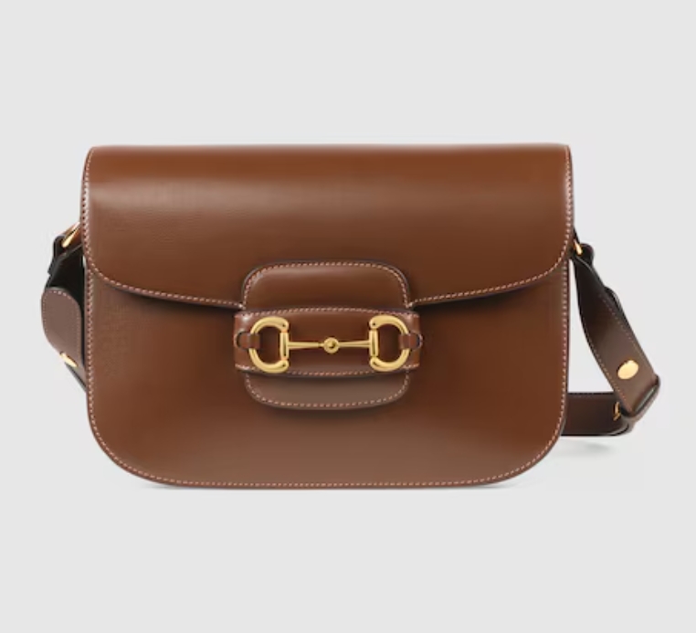 GUCCI HORSEBIT 1955 SHOULDER BAG-Brown-602204
