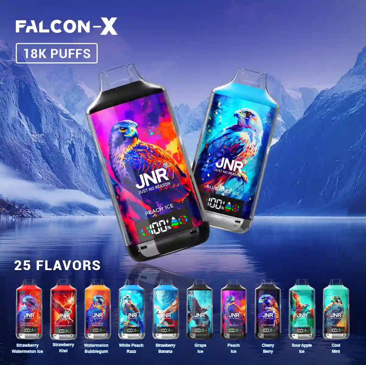 Falcon X 18000 Puffs Disposable Vape