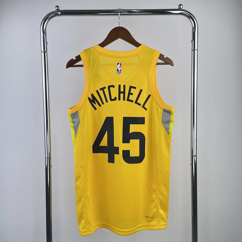 2023 NBA Utah Jazz 45 MITCHELL Basketball Jersey