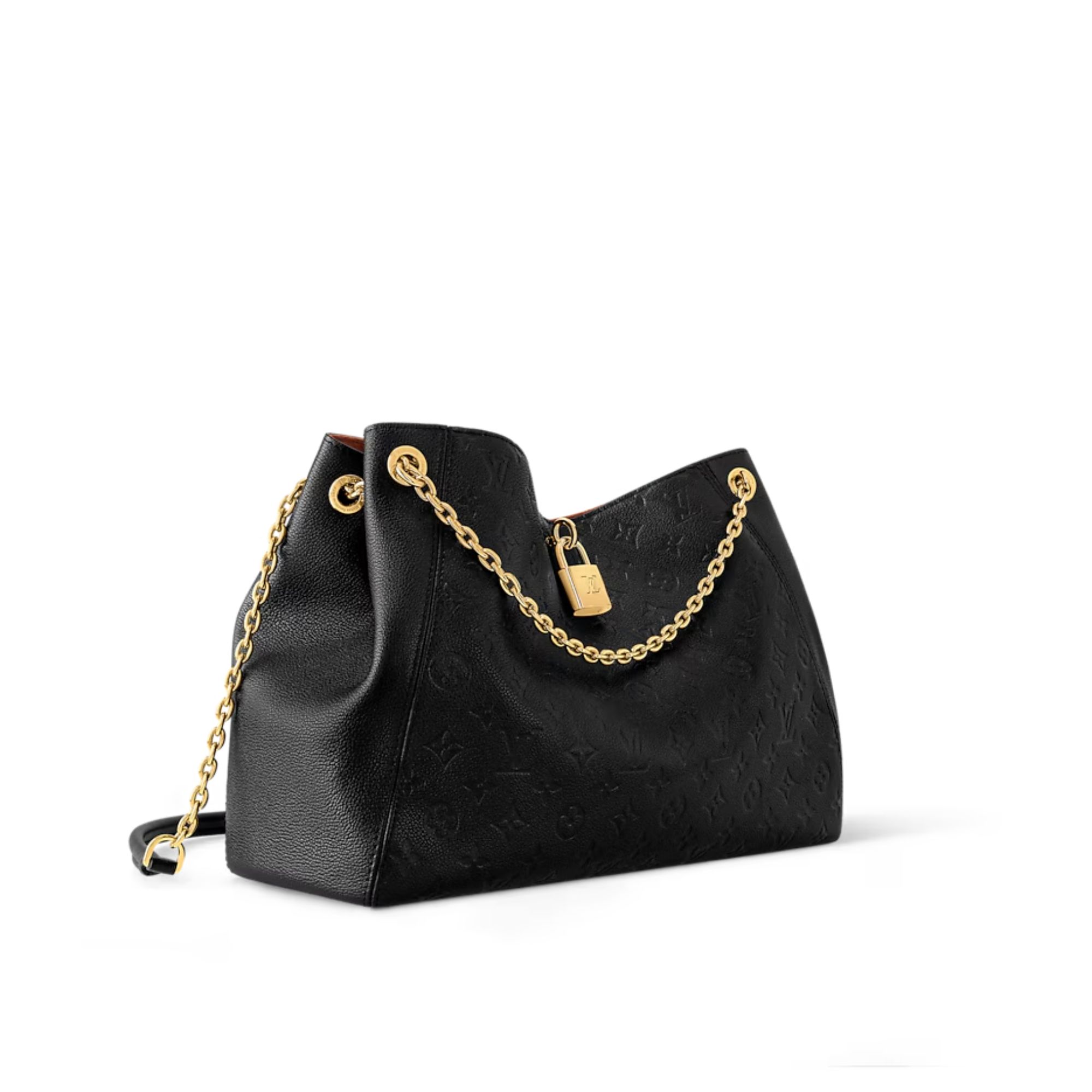 Louis Vuitton LV Anytime MM Monogram Empreinte Bag Black M14324 42cm/ 16.5in