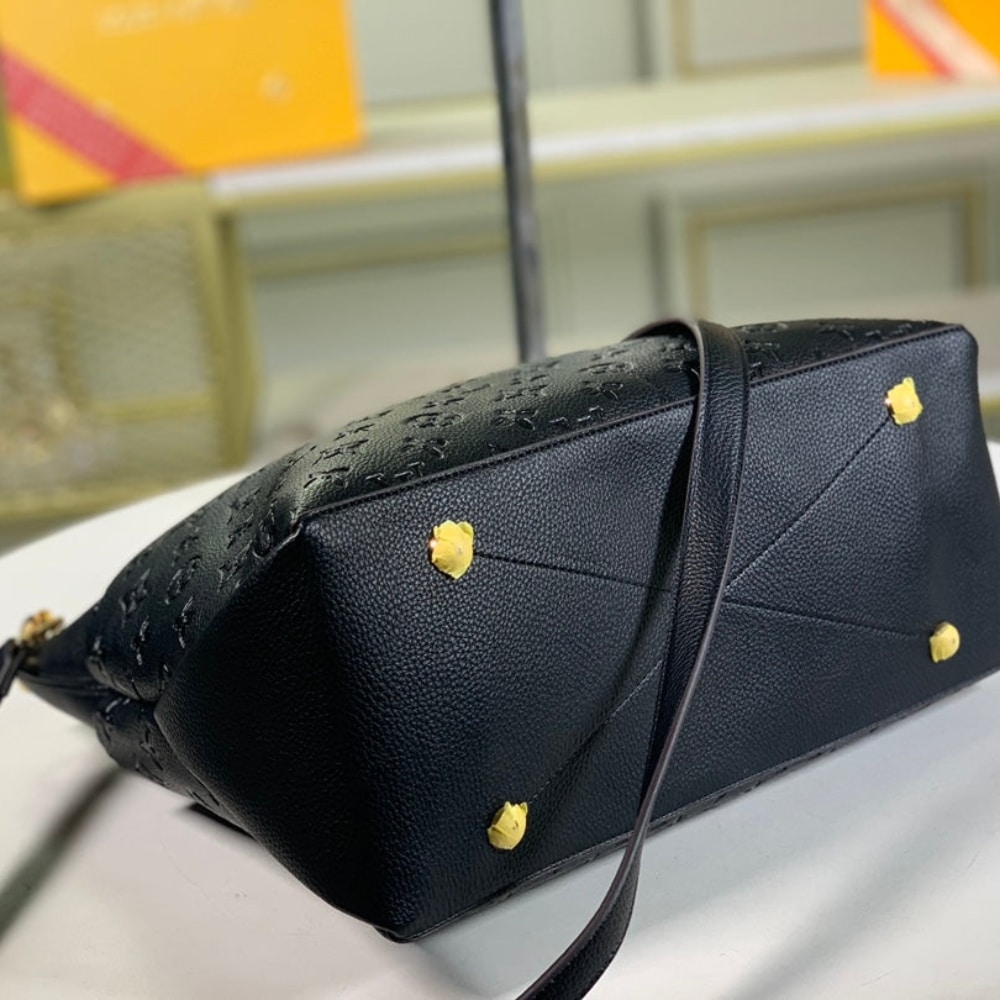 Louis Vuitton Maida Hobo Bag Monogram Empreinte Leather Black 32cm M45522