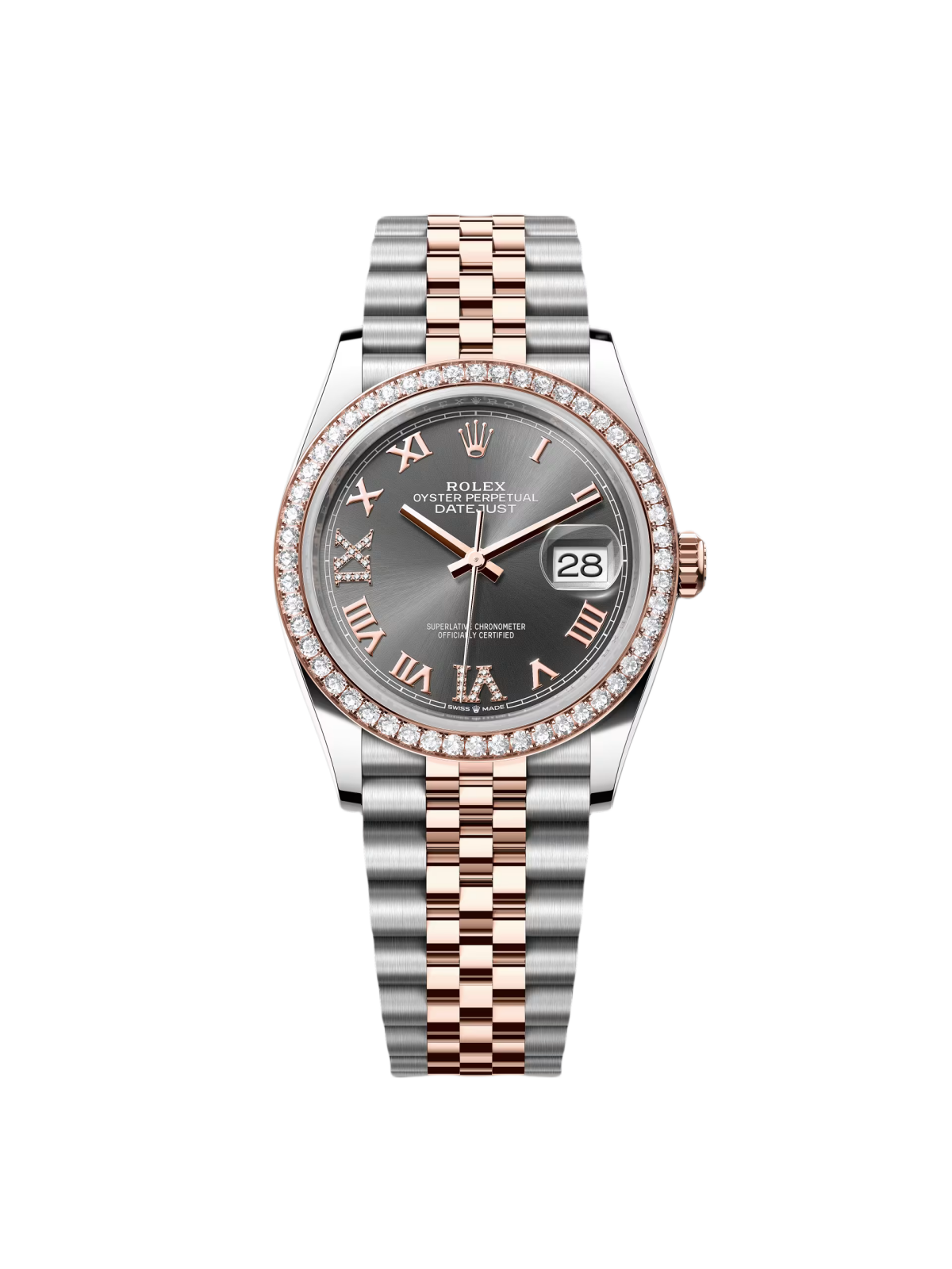 Rolex  Datejust 36mm 126281 Slate Dial Oyster Bracelet