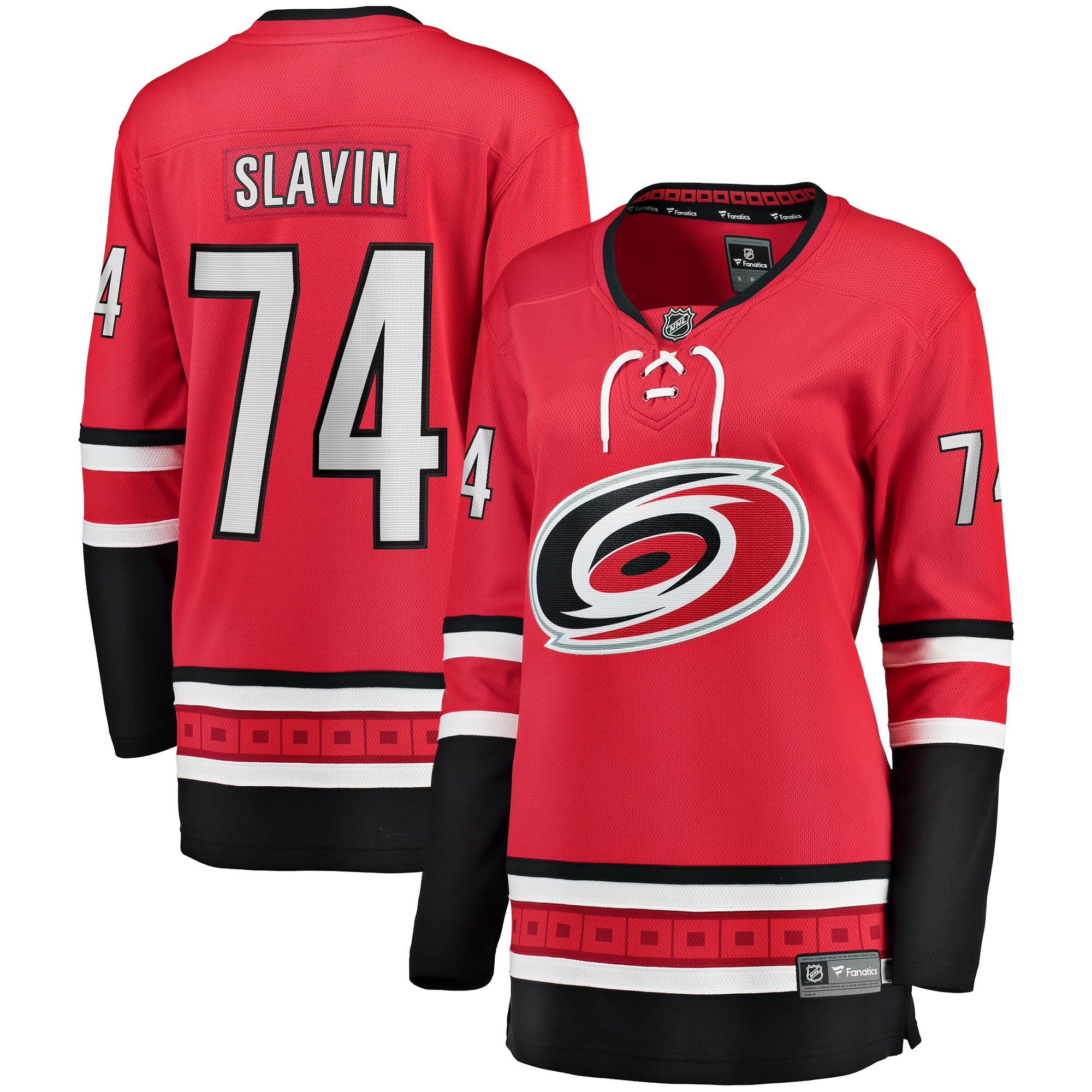 Jaccob Slavin Carolina Hurricanes Fanatics Women’s Alternate Breakaway Player Jersey – Red