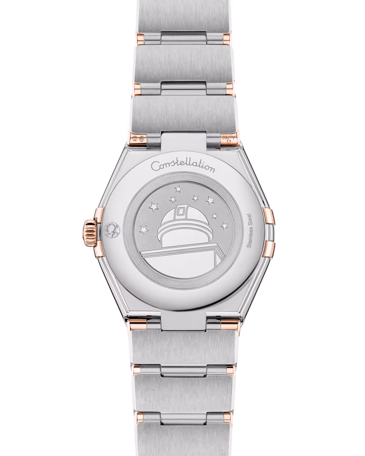Omega Constellation Ladies' Selection 28mm steel ‑ Sedna™ gold on steel ‑ Sedna™ gold 131.25.28.60.55.003