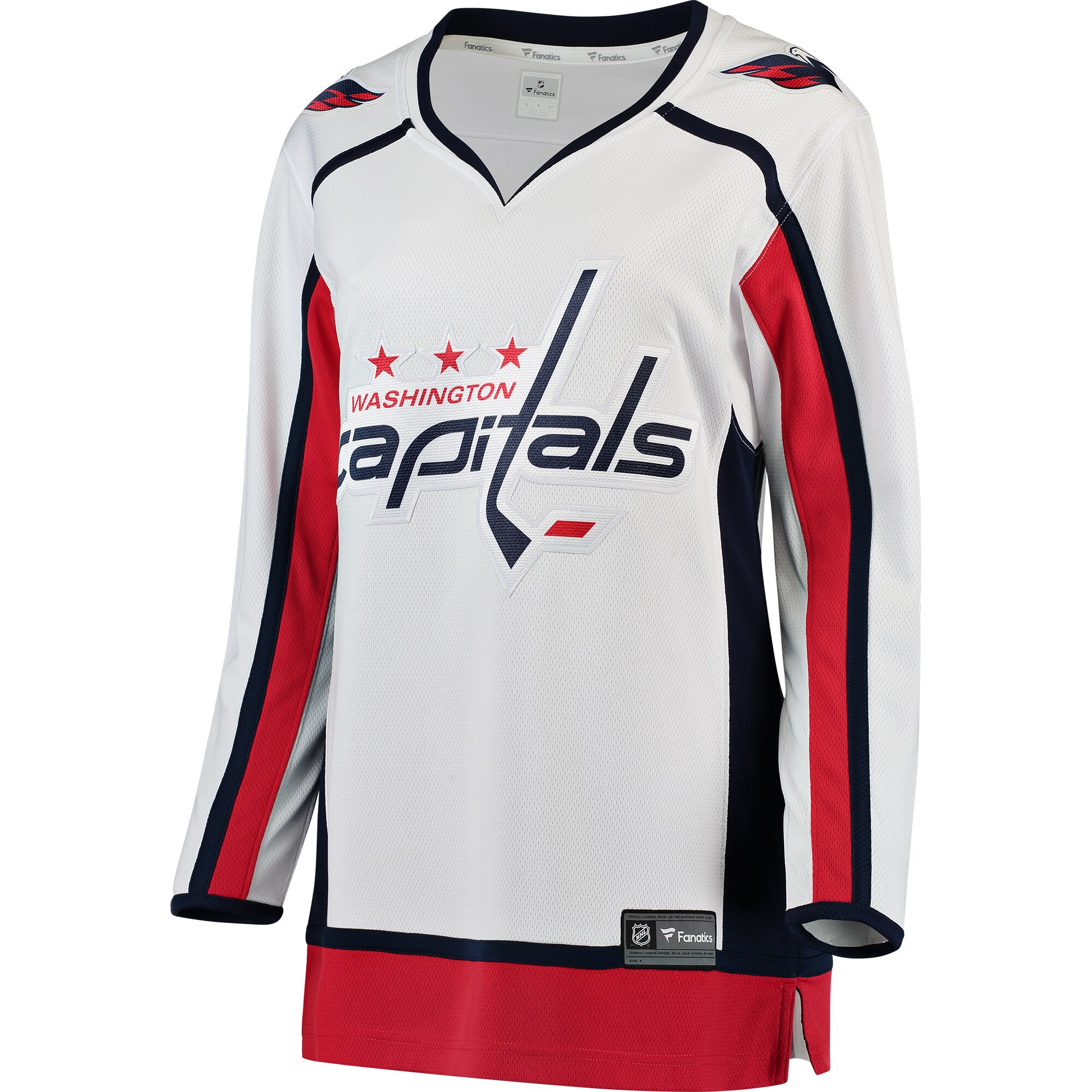 Washington Capitals Fanatics Women’s Away Breakaway Custom Jersey – White