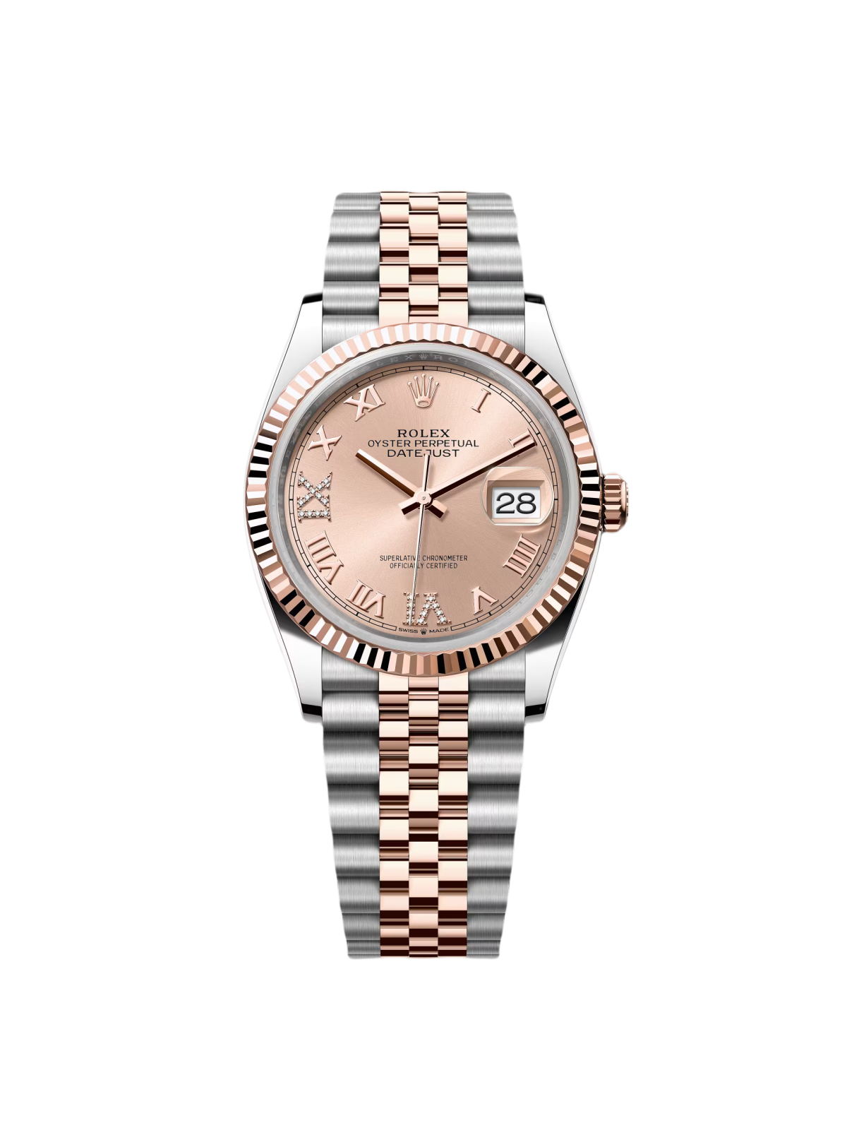 Rolex  Datejust 36mm 126231 Rose Dial Oyster Bracelet