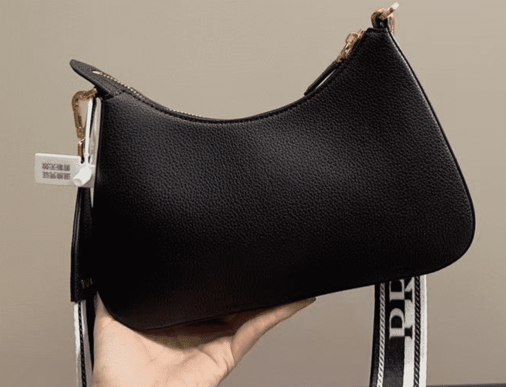 Prada Hobo Bag Black 23Cm